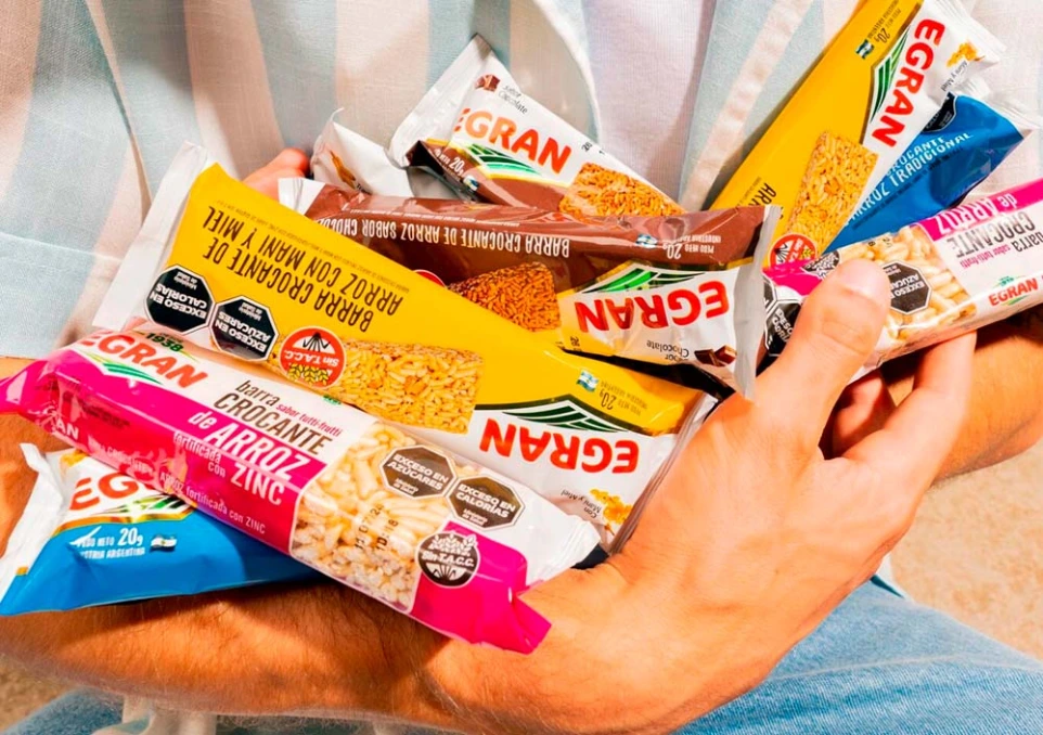 Barras de arroz sin gluten para distribuir mayorista