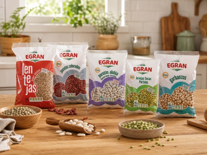 Toda la linea de cereales y legumbres Egran