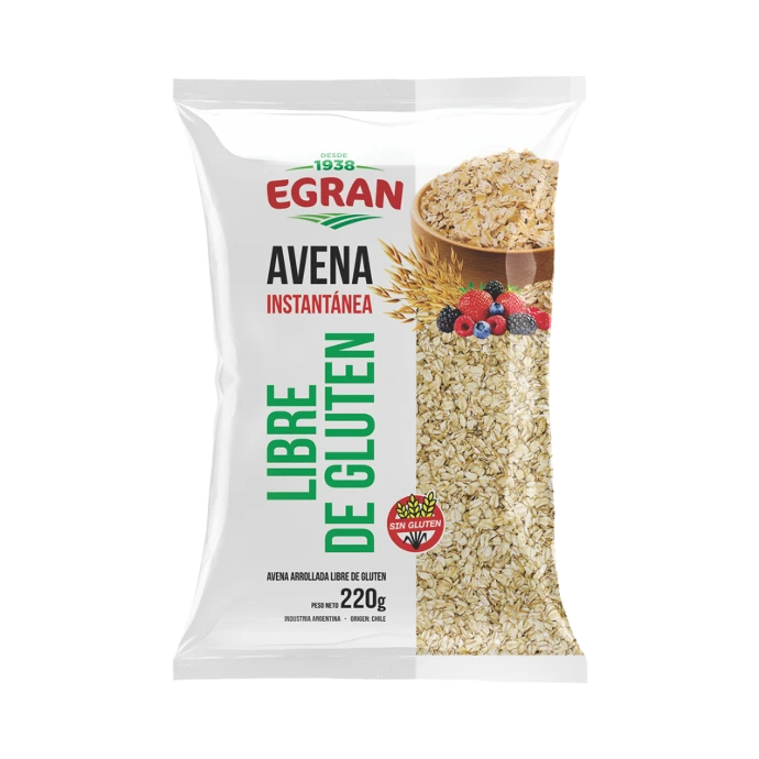 Avena Instantánea Sin Gluten